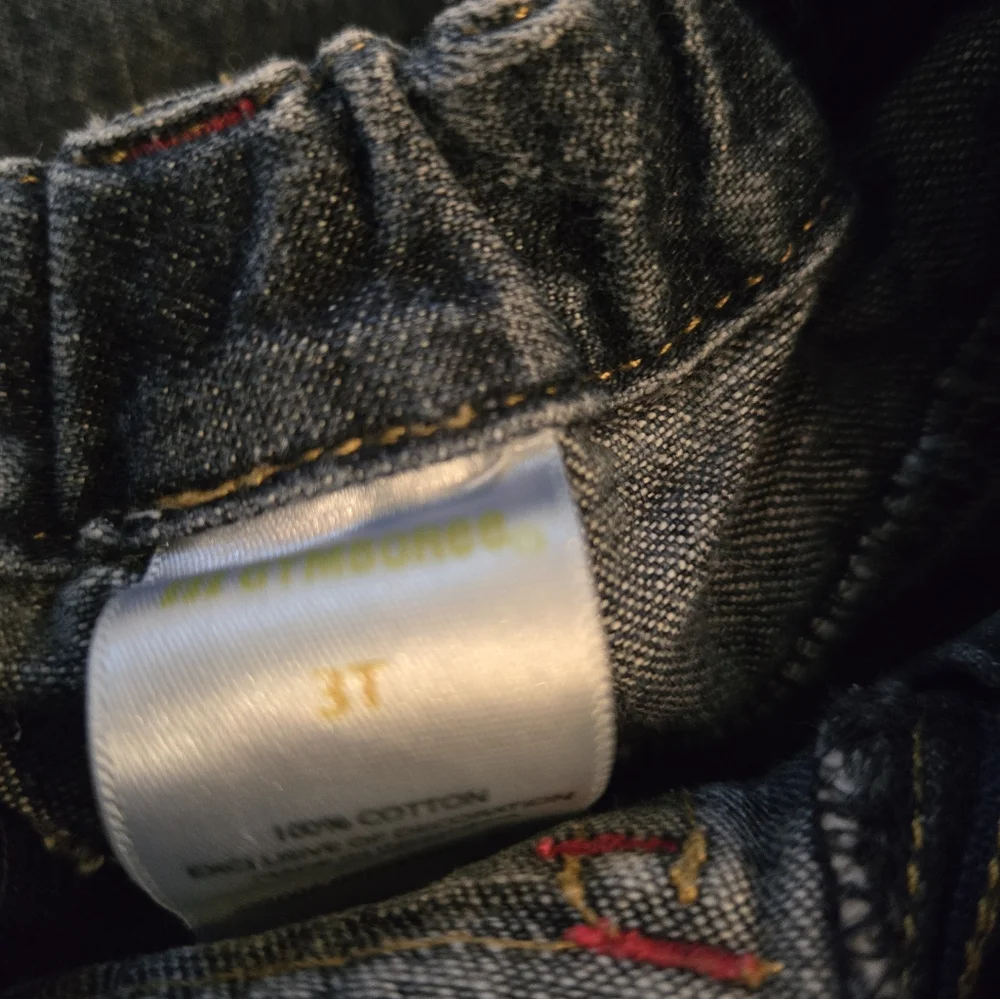 Gymboree Y2k Denim Jeans with Heart Embroidery